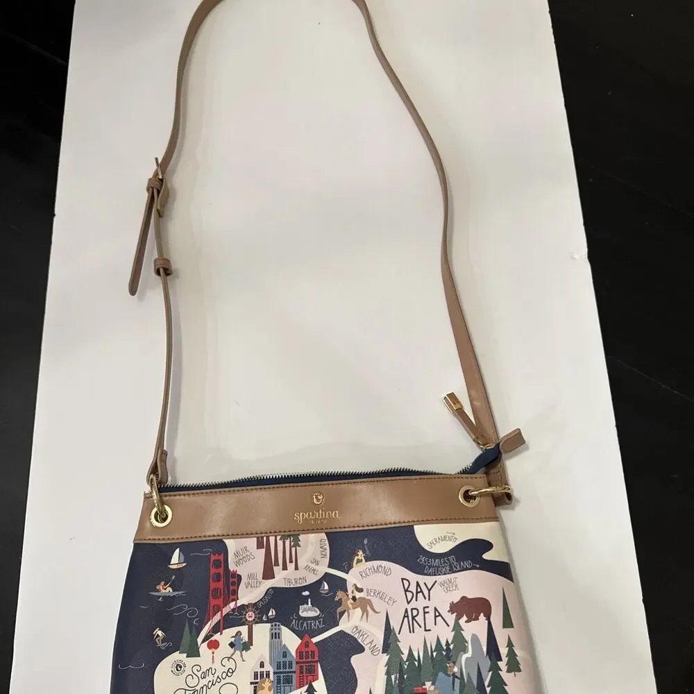 Rare Spartina 449 Northern California Crossbody Bag - Picture 12 of 16